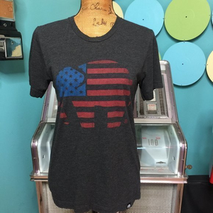 ELEPHANT IN‎ THE ROOM American Flag Graphic Tee